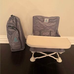 Hiccapop Portable High Chair - Gray
